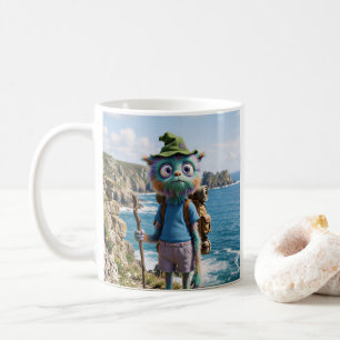 Caneca De Café Excêntrico Fofinho Hiker Peludo