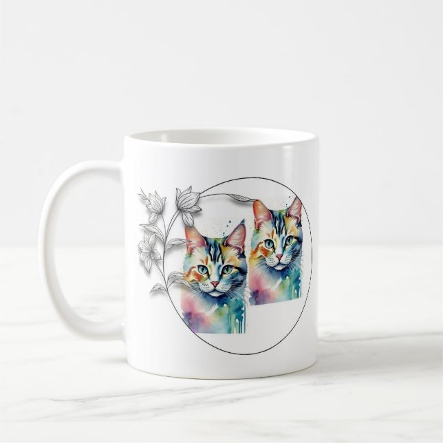 Caneca De Café Excreção em Cada Pawstep (Esquerda)