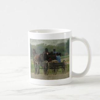 Caneca De Café Excursão da família de Amish