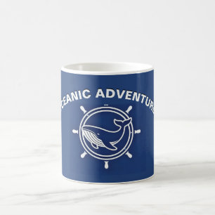 Caneca De Café Excursões de observação de baleias e baleias ao le