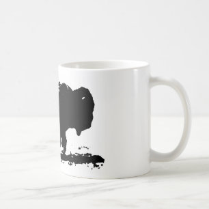Caneca De Café Executando Buffalo Bison Pop Art
