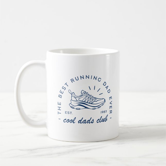 Caneca De Café Executar as melhores citações engraçadas do clube  (Esquerda)