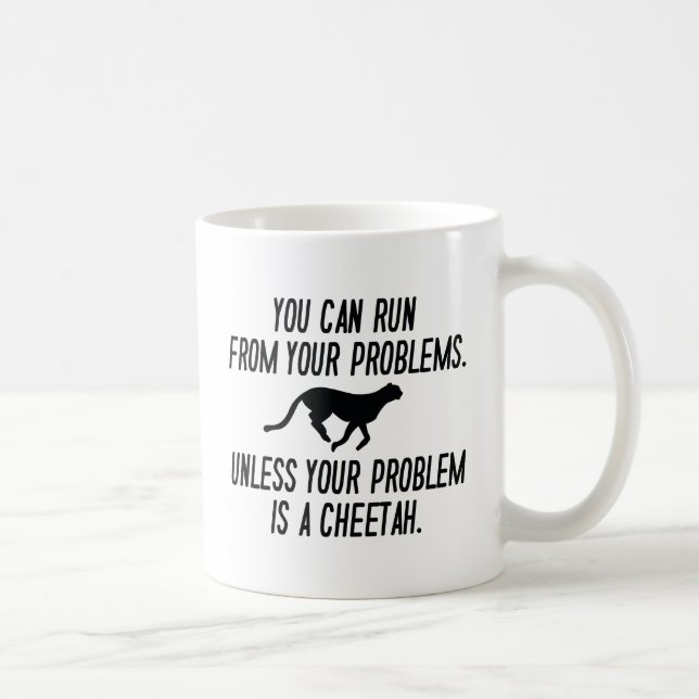 Caneca De Café Executar dos seus problemas (Direita)