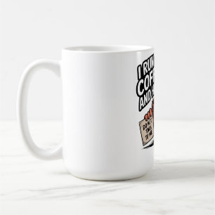 Caneca De Café Executar no Café e Odiar Vício Engraçado de Café