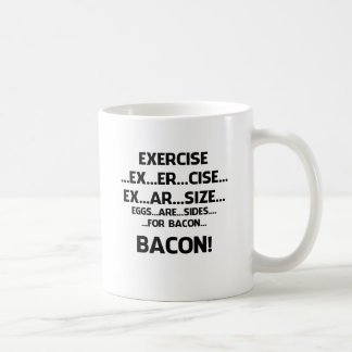 Caneca De Café Exercício. .BACON