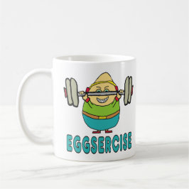 Caneca De Café Exercício De Ovos Eggsercise