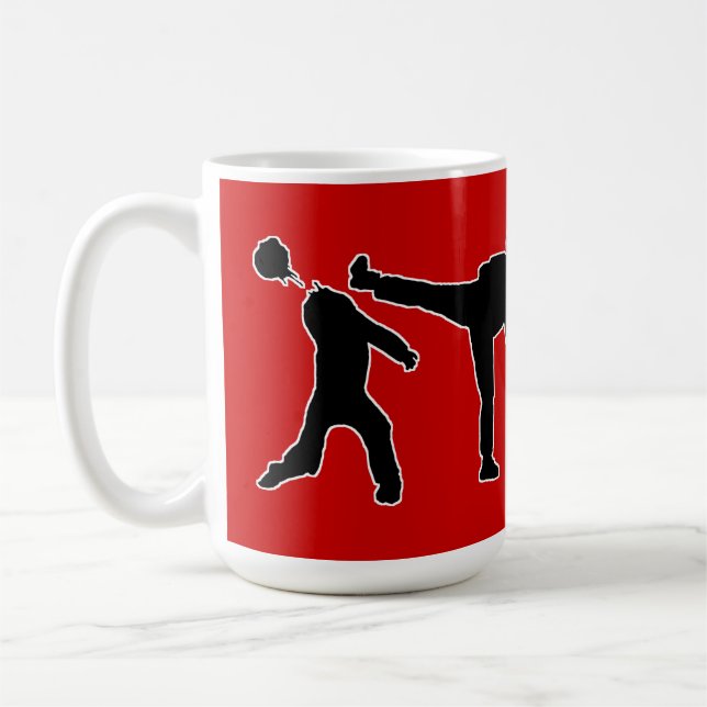 Caneca De Café Exercício do zombi (Esquerda)