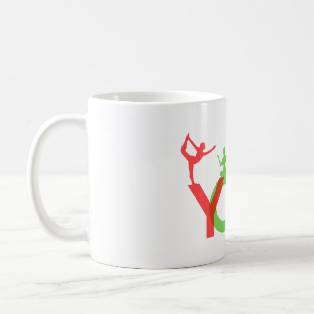Caneca De Café exercício, mulheres, saúde (Esquerda)