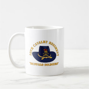 Caneca De Café Exército - 10º Regimento de Cavalaria com Cav Ha