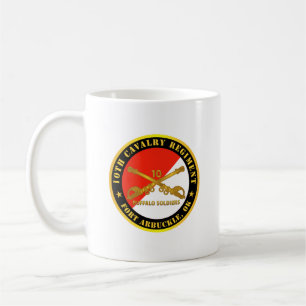 Caneca De Café Exército - 10º Regimento de Cavalaria - Fort Arbuc