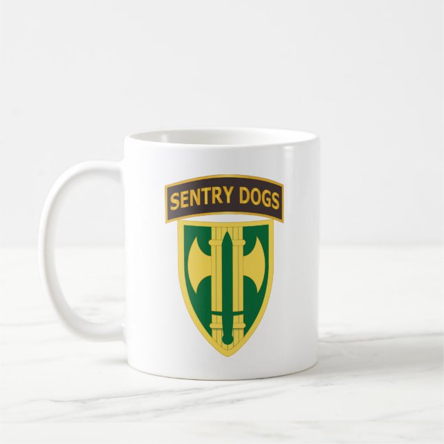Caneca De Café Exército - Brigada 18º MP - Guia Cães Sentineiros  (Esquerda)