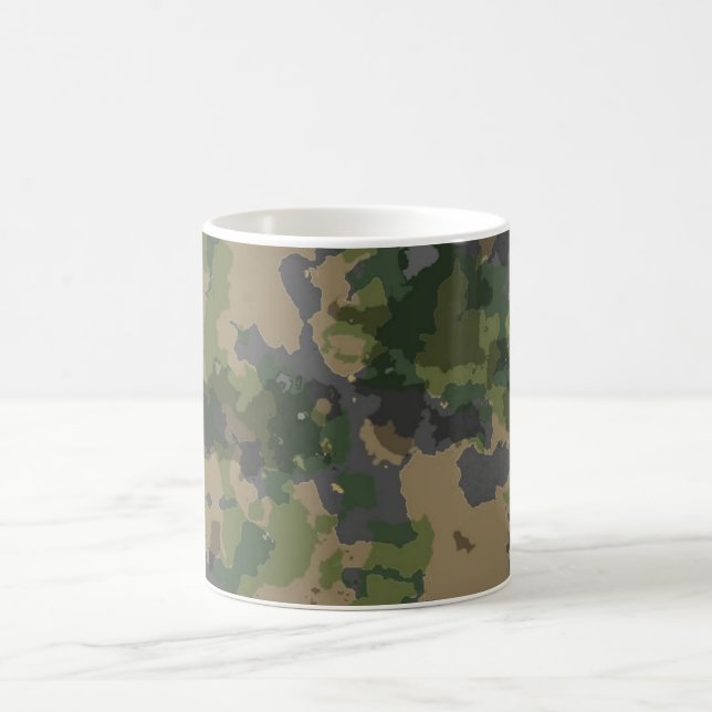 Caneca De Café Exército Camo (Centro)