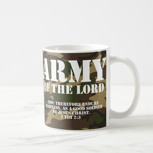 Caneca De Café Exército do Senhor (Direita)