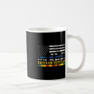 Caneca De Café Exército dos EUA Vietnã Veterano Americano Bandeir