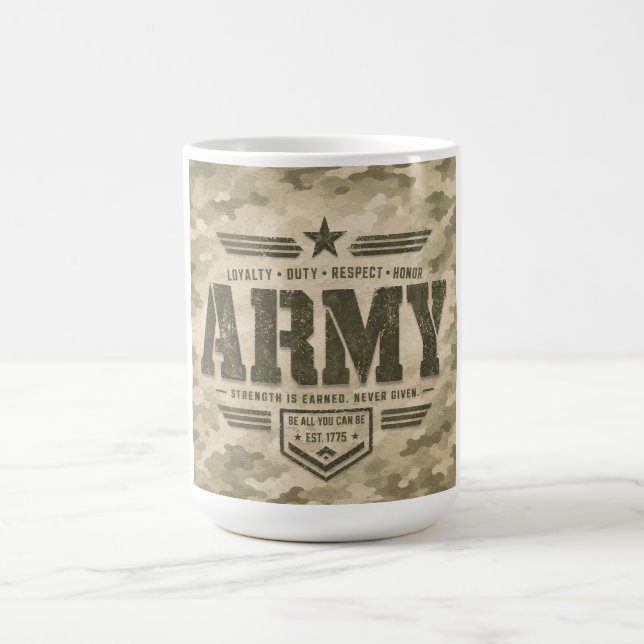 CANECA DE CAFÉ EXÉRCITO FORTE (Centro)