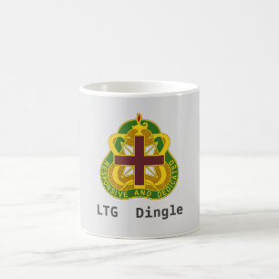 Caneca De Café Exército MEDCOM DUI Personalizado