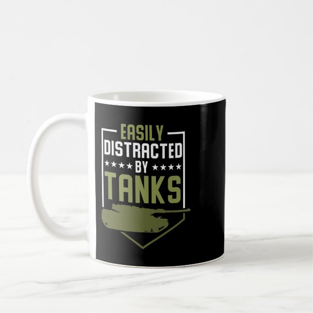 Caneca De Café Exército Militar Tank Driver Soldier (Esquerda)