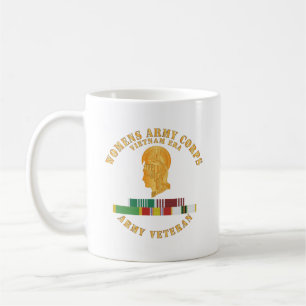 Caneca De Café Exército - Mulheres Corpo de Exército Era Vietnã -