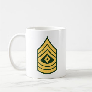 Caneca De Café Exército - Primeiro Sargento E-8 (1SG)