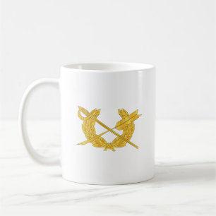 Caneca De Café Exército - Ramificação JAG - Dois Texto