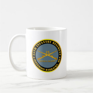 Caneca De Café Exército - Regimento de Infantaria 25 - Jefferson