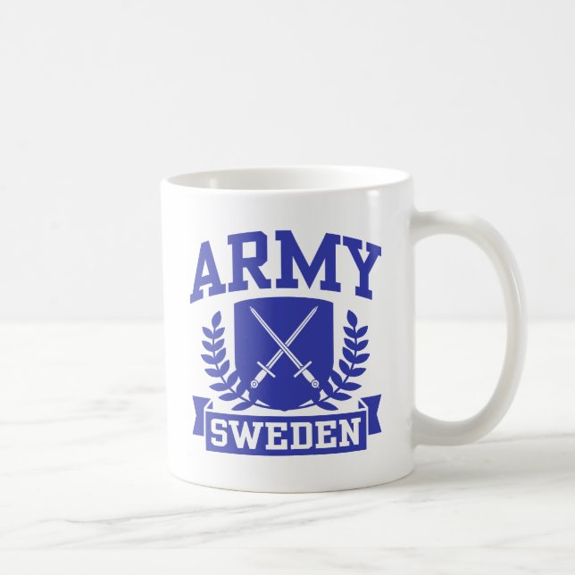 Caneca De Café Exército Sueco (Direita)