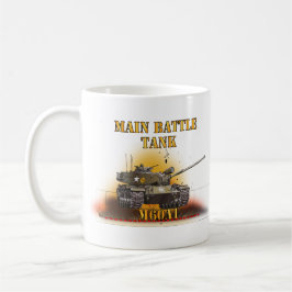 Caneca De Café Exército - Tanque de Batalha Principal - M60A1 w F