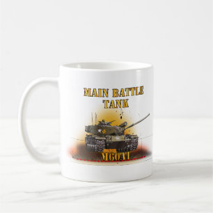 Caneca De Café Exército - Tanque de Batalha Principal - M60A1 w F