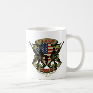Caneca De Café Exército Veteran Mug dos EUA
