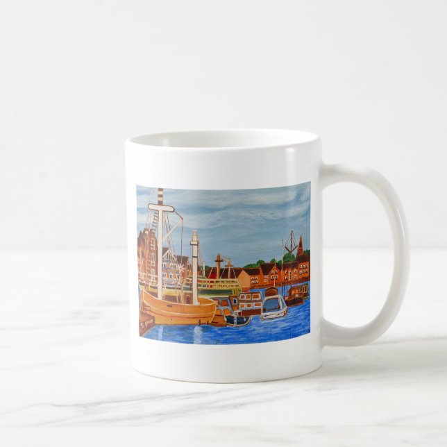 Caneca De Café Exeter Devon Inglaterra (Direita)