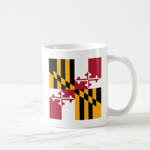 Caneca De Café Exibição de Na moda de Sinalizador de Maryland
