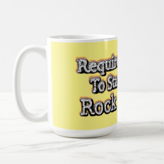 Caneca De Café "Exigir Coragem" Design. Comprar Agora (Esquerda)
