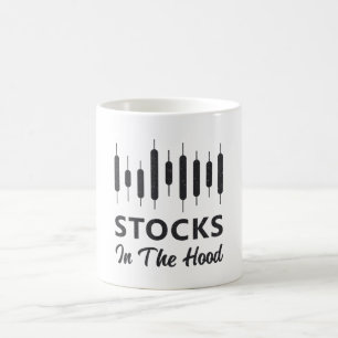 Caneca De Café Existências No Mercado De Ações No Comércio De
