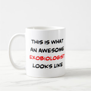 Caneca De Café exobiologist, awesome
