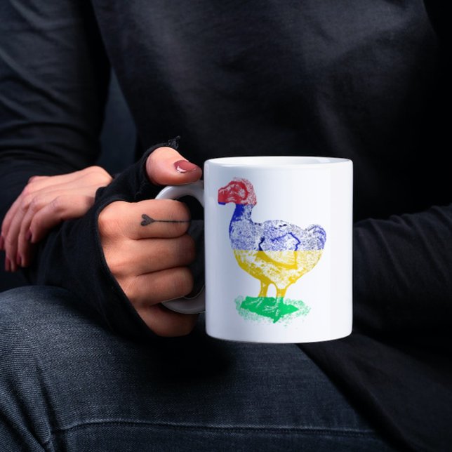 Caneca De Café Exótica Extinto Dodo - Ilustração de Aves Maurícia (Criador carregado)