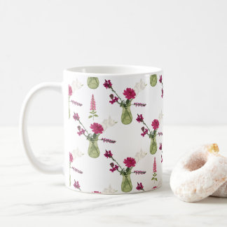 Caneca De Café Exotisches Blumenarrangement im Glas