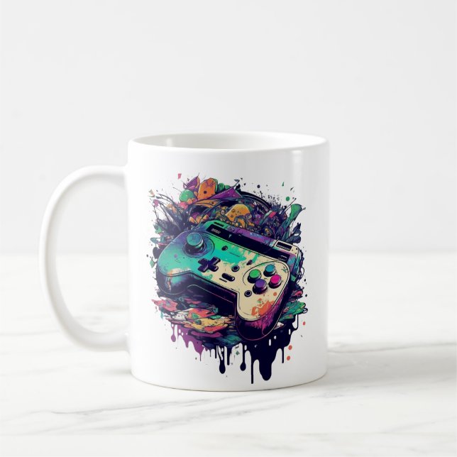 Caneca De Café Experimente o que há de mais avançado em jogos com (Esquerda)