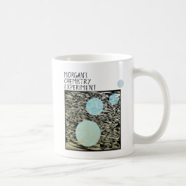 Caneca De Café Experimento de Química de Nome Bolhas Azuis Engraç