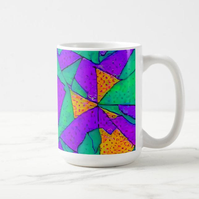 Caneca De Café Explorado - Ken Gage Abstrato (Direita)