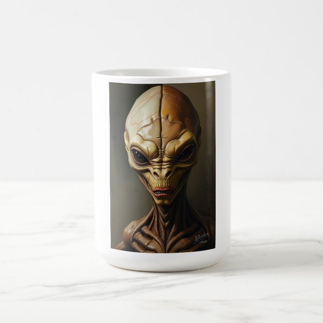 Caneca De Café Explorador Alien Cósmico (Centro)
