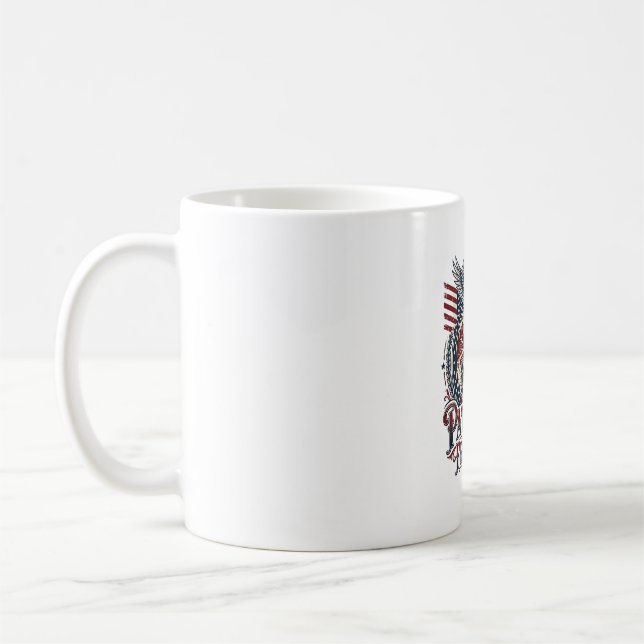 Caneca De Café Explorador da Estrada do Deserto Patriótico (Esquerda)
