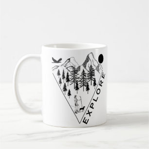 Caneca De Café Explorador de natureza selvagem