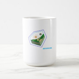 Caneca De Café Explorar a interseção do artificial