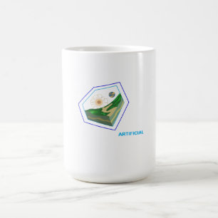 Caneca De Café Explorar a interseção do artificial