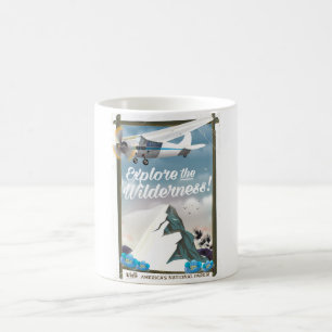 Caneca De Café Explore a Natureza Selvagem! Montanhas