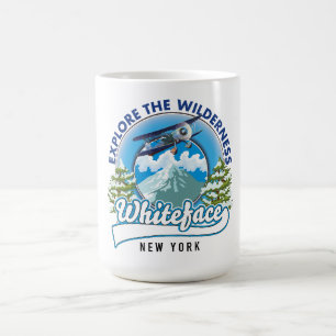 Caneca De Café Explore a Natureza Selvagem, Whiteface Nova York