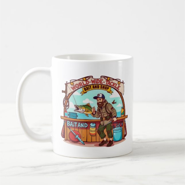 Caneca De Café Explore o Mundo da Pesca (Esquerda)