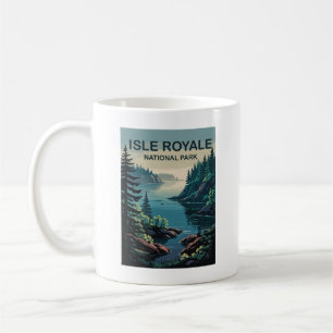 Caneca De Café Explore o paraíso remoto de Isle Royale Michigan