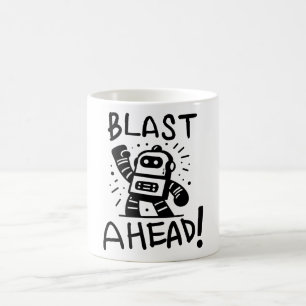Caneca De Café Explosão à Frente
