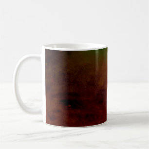 Caneca De Café explosão de poeira abstrato num fundo preto